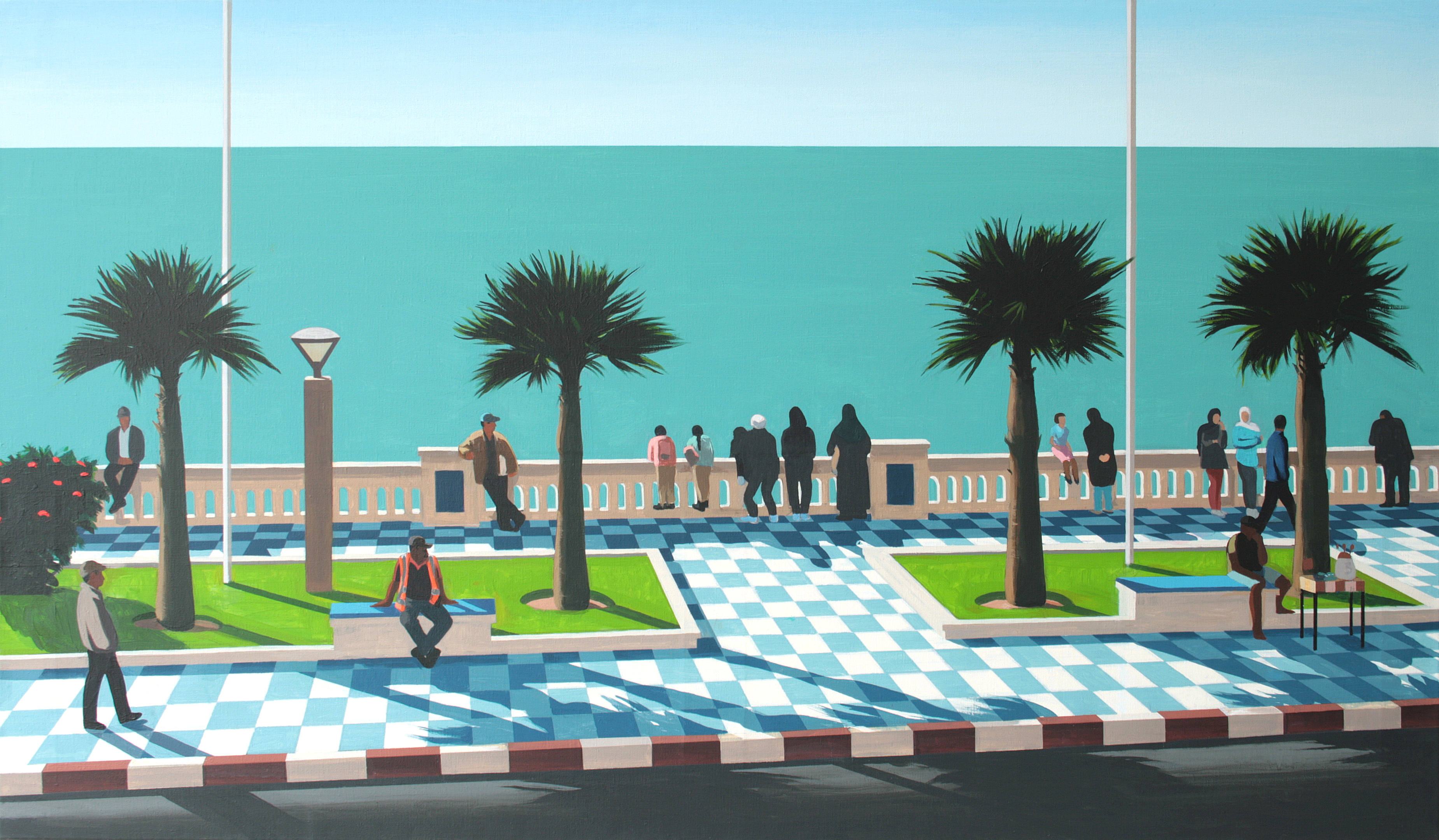 The view from Cafe Al Arabia by Mattijs van den
              Bosch