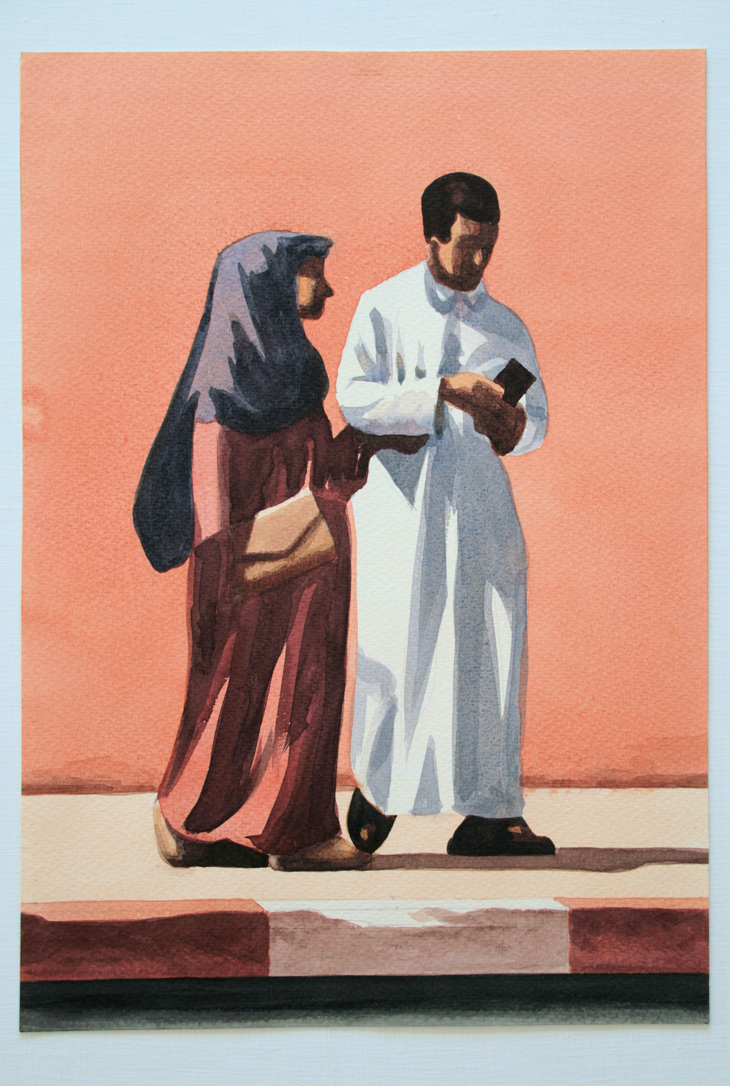 Couple, Zagora by Mattijs van den Bosch