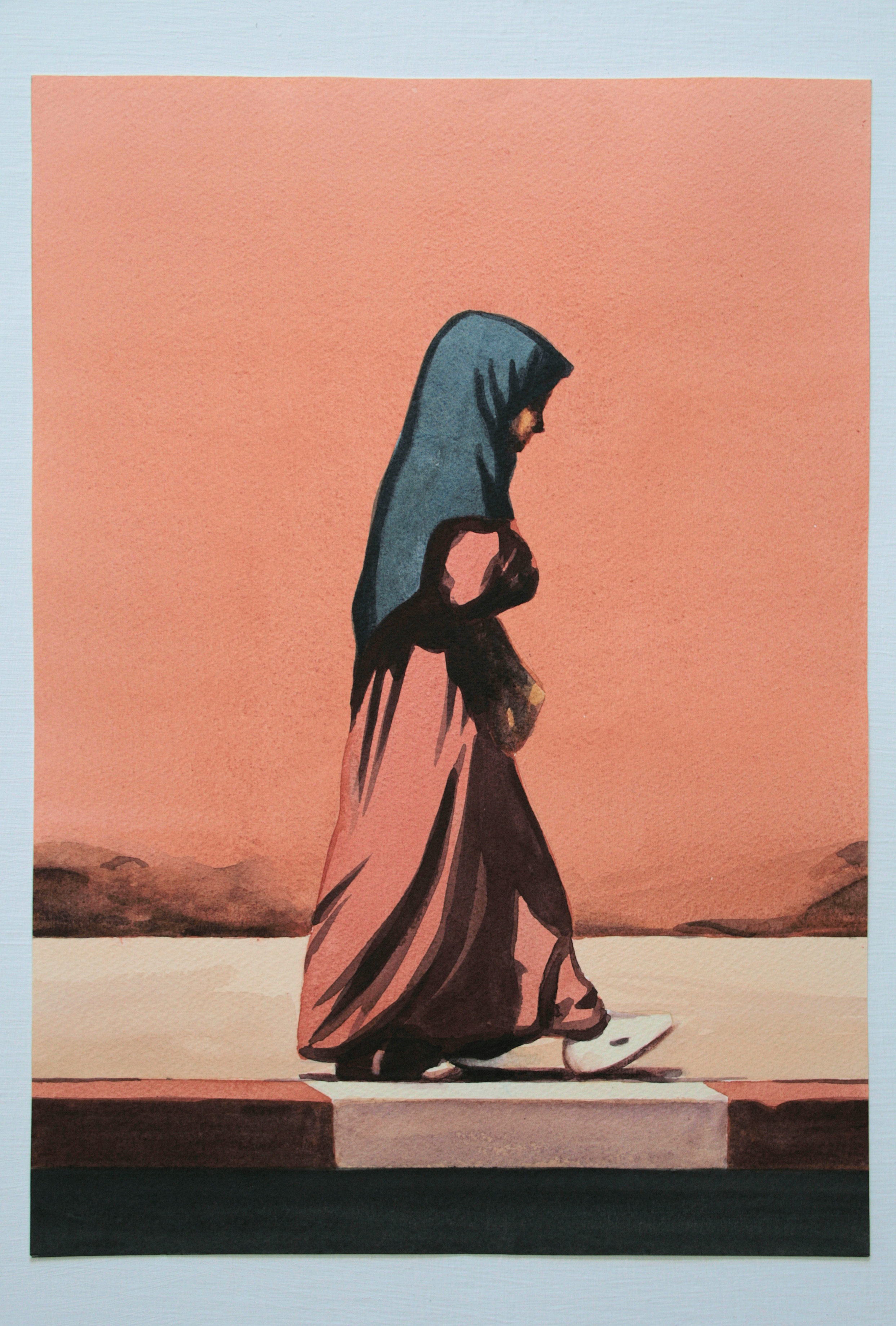 Alone, Zagora by Mattijs van den Bosch