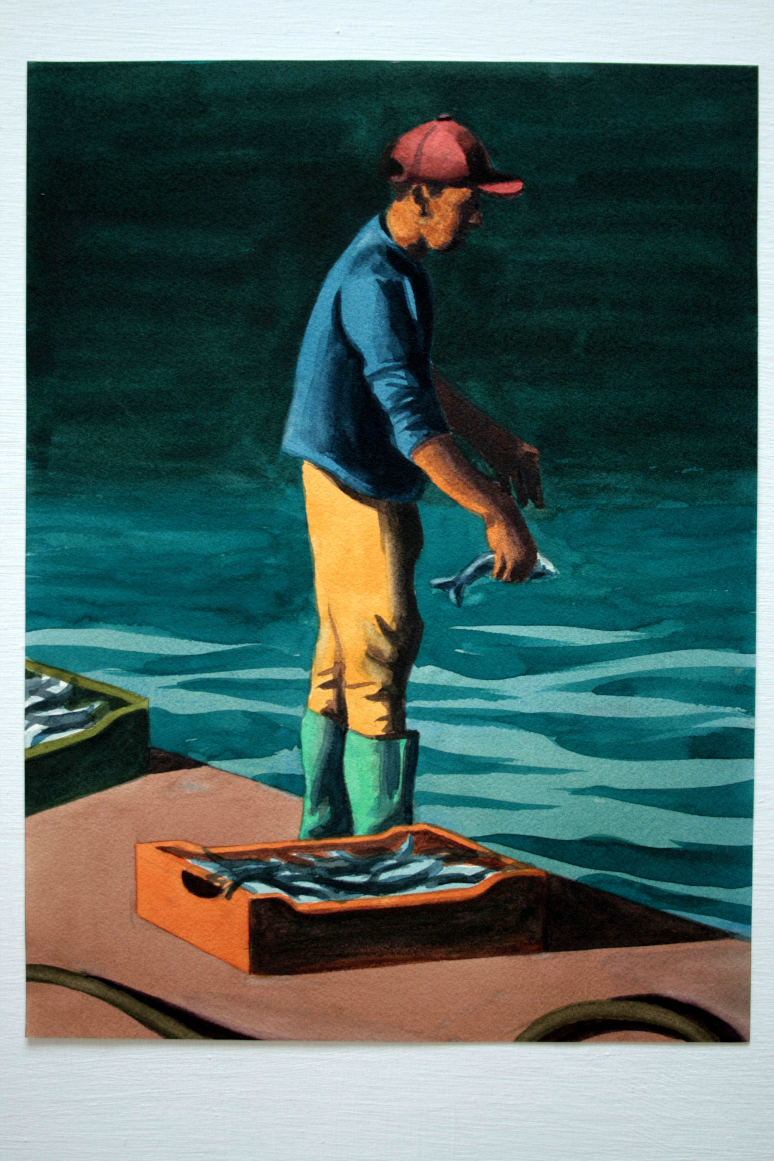 Fisherman by
Mattijs van den Bosch